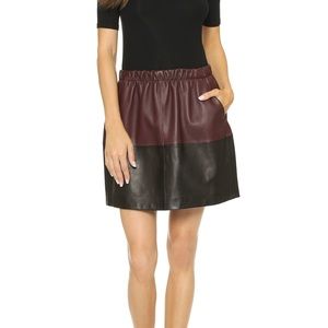 Vince leather skirt